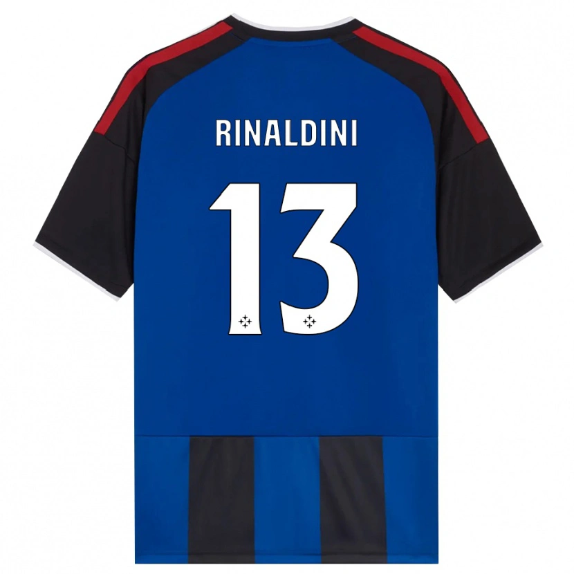 Danxen Criança Camisola Duccio Rinaldini #13 Azul Preto Branco Vermelho Principal 2026/27 Camisa