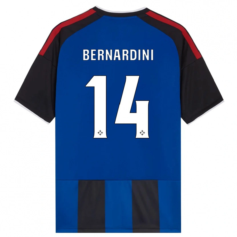 Danxen Criança Camisola Andrea Bernardini #14 Azul Preto Branco Vermelho Principal 2026/27 Camisa