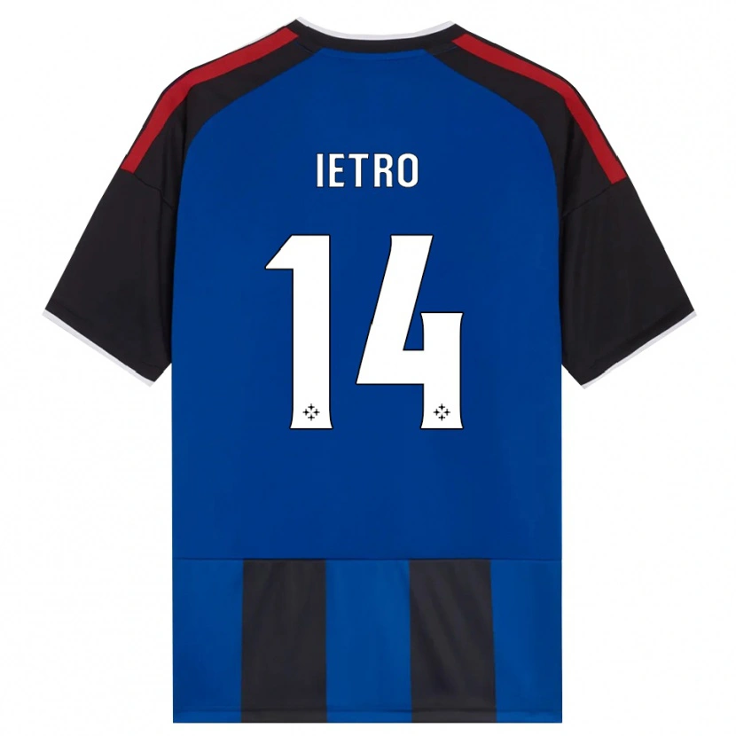 Danxen Criança Camisola Alessandro Ietro #14 Azul Preto Branco Vermelho Principal 2026/27 Camisa