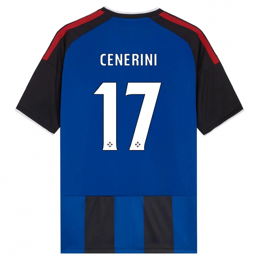 Danxen Criança Camisola Marco Cenerini #17 Azul Preto Branco Vermelho Principal 2026/27 Camisa