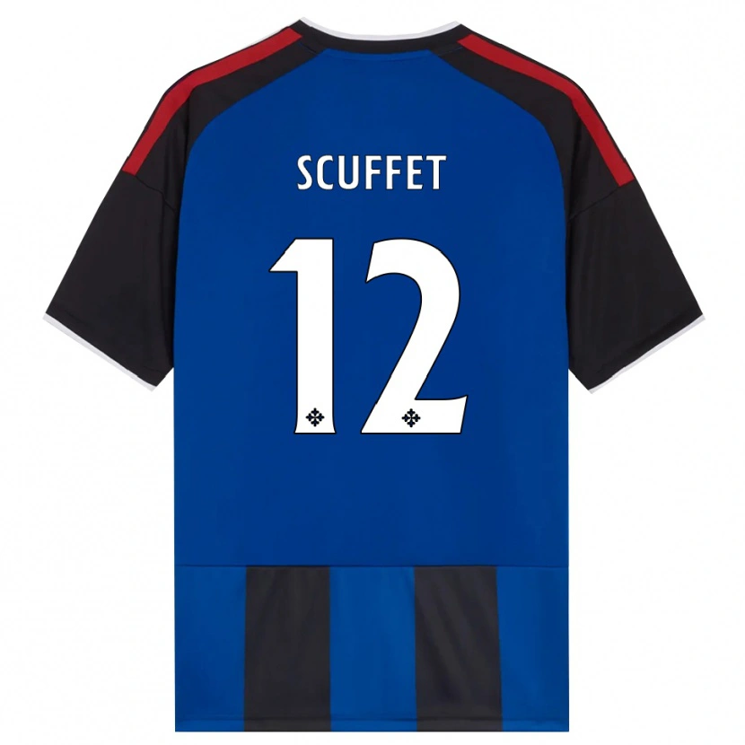 Danxen Criança Camisola Simone Scuffet #12 Azul Preto Branco Vermelho Principal 2026/27 Camisa