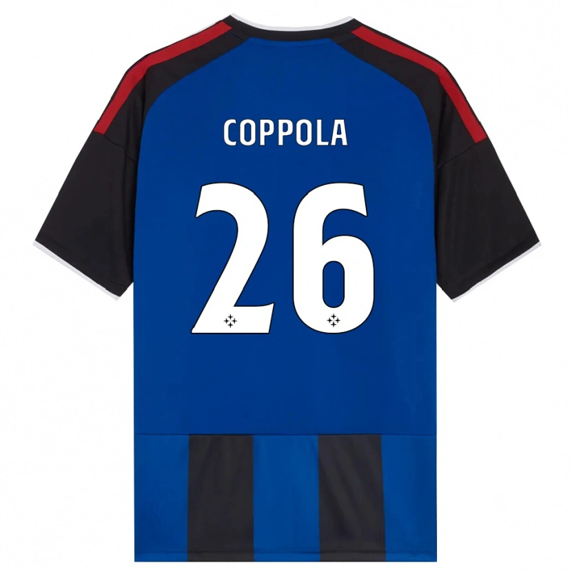 Danxen Criança Camisola Francesco Coppola #26 Azul Preto Branco Vermelho Principal 2026/27 Camisa