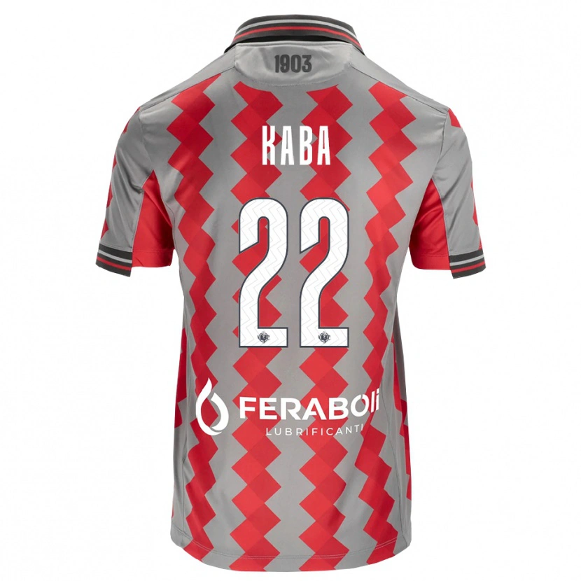 Danxen Criança Camisola Karamoko Kaba #22 Cinza Vermelho Branco Principal 2026/27 Camisa