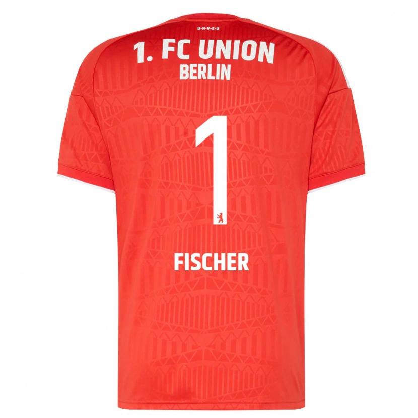 Danxen Criança Camisola Lennard Fischer #1 Vermelho Branco Principal 2026/27 Camisa