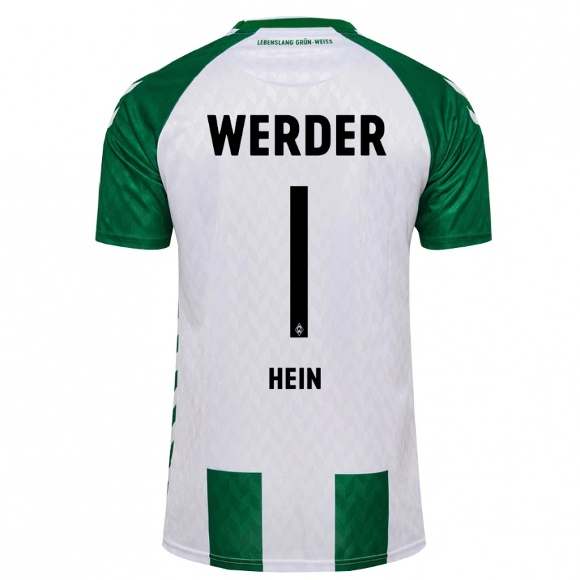 Danxen Criança Camisola Karl Hein #1 Verde Branco Principal 2026/27 Camisa