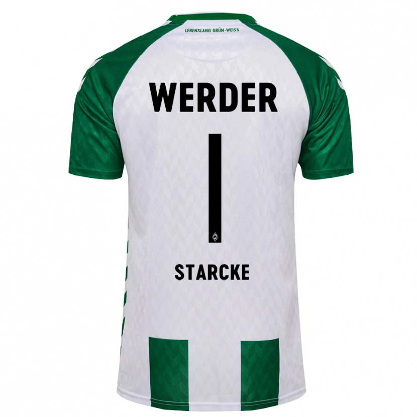 Danxen Criança Camisola Bennet Starcke #1 Verde Branco Principal 2026/27 Camisa