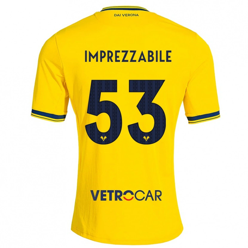 Danxen Criança Camisola Francesca Imprezzabile #53 Amarelo Vermelho Alternativa 2026/27 Camisa