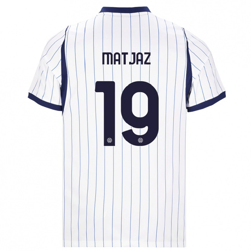 Danxen Criança Camisola Samo Matjaz #19 Branco Azul Marinho Alternativa 2026/27 Camisa