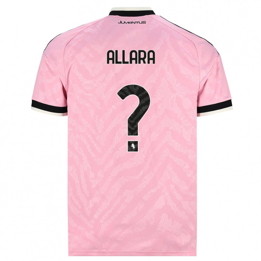 Danxen Criança Camisola Lorenzo Allara #0 Preto Rosa Alternativa 2026/27 Camisa