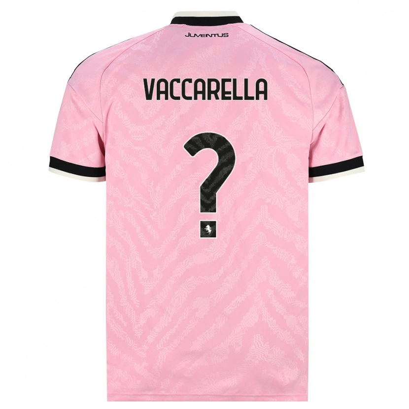 Danxen Criança Camisola Marco Vaccarella #0 Preto Rosa Alternativa 2026/27 Camisa
