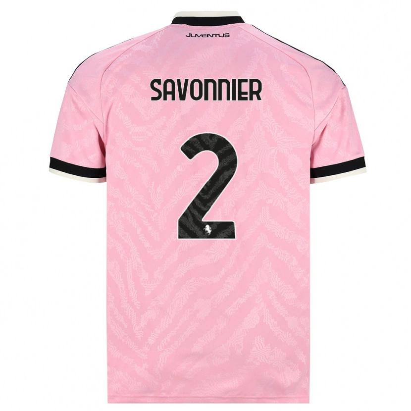 Danxen Criança Camisola Nelson Savonnier #2 Preto Rosa Alternativa 2026/27 Camisa
