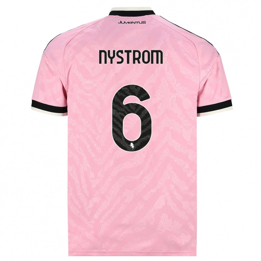 Danxen Criança Camisola Paulina Nyström #6 Preto Rosa Alternativa 2026/27 Camisa
