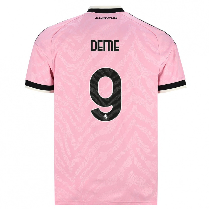 Danxen Criança Camisola Serigne Deme #9 Preto Rosa Alternativa 2026/27 Camisa