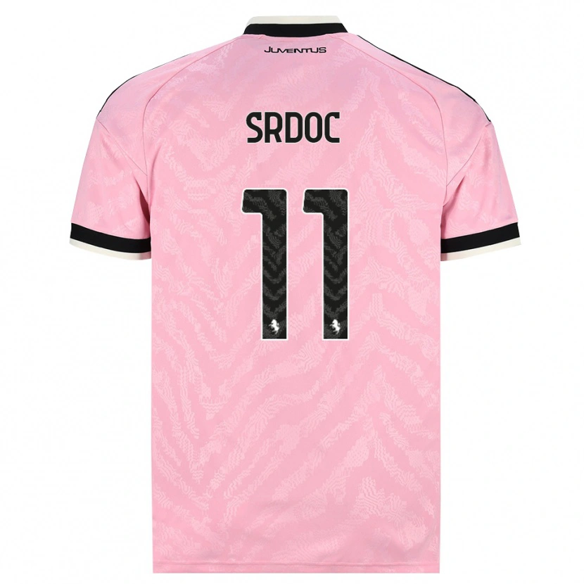 Danxen Criança Camisola Ivano Srdoc #11 Preto Rosa Alternativa 2026/27 Camisa
