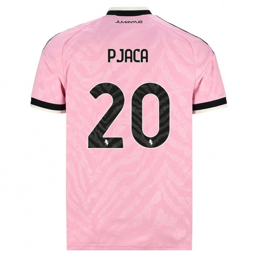 Danxen Criança Camisola Marko Pjaca #20 Preto Rosa Alternativa 2026/27 Camisa