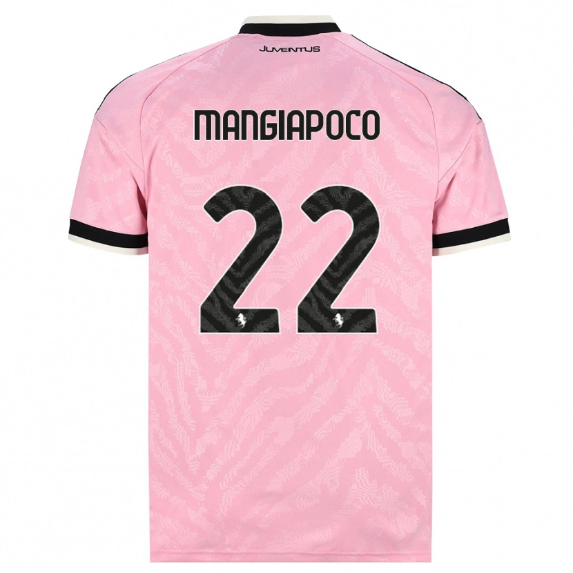 Danxen Criança Camisola Stefano Mangiapoco #22 Preto Rosa Alternativa 2026/27 Camisa