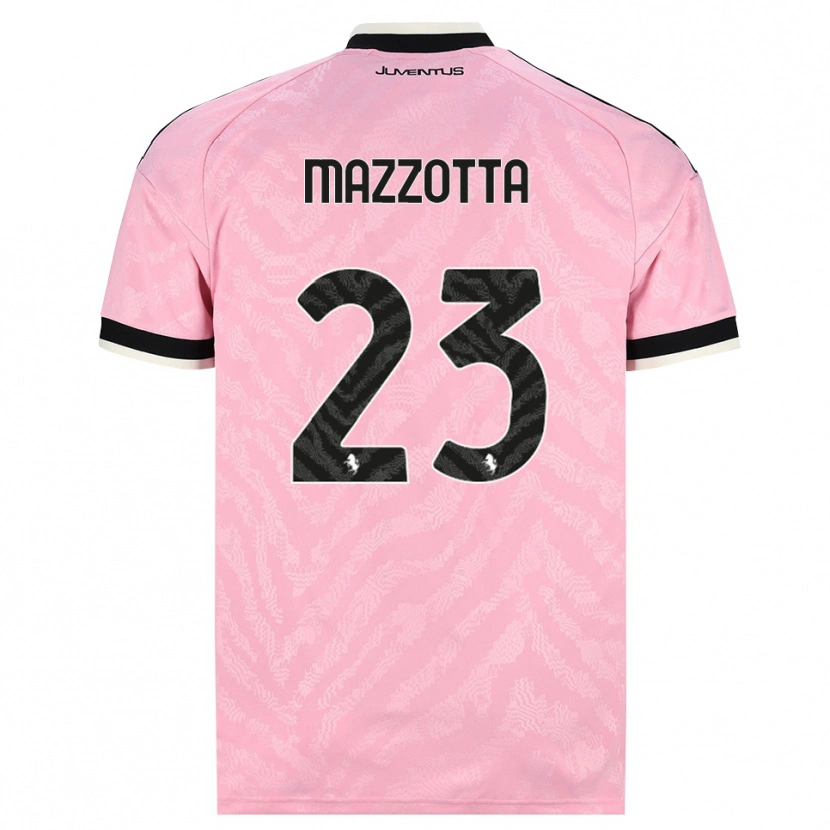 Danxen Criança Camisola Raphael Mazzotta #23 Preto Rosa Alternativa 2026/27 Camisa