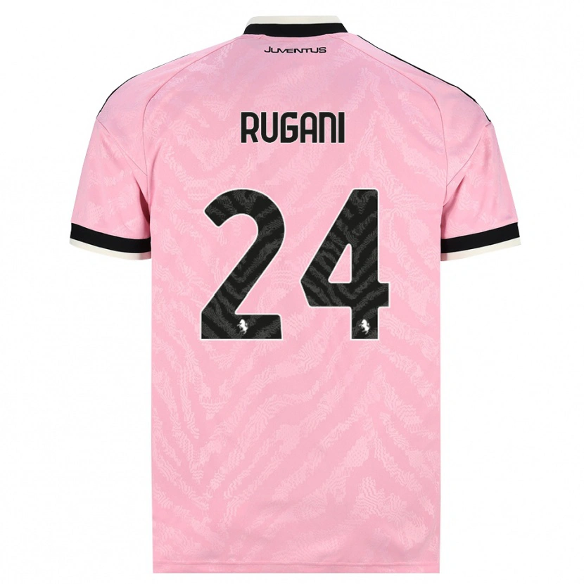 Danxen Criança Camisola Daniele Rugani #24 Preto Rosa Alternativa 2026/27 Camisa