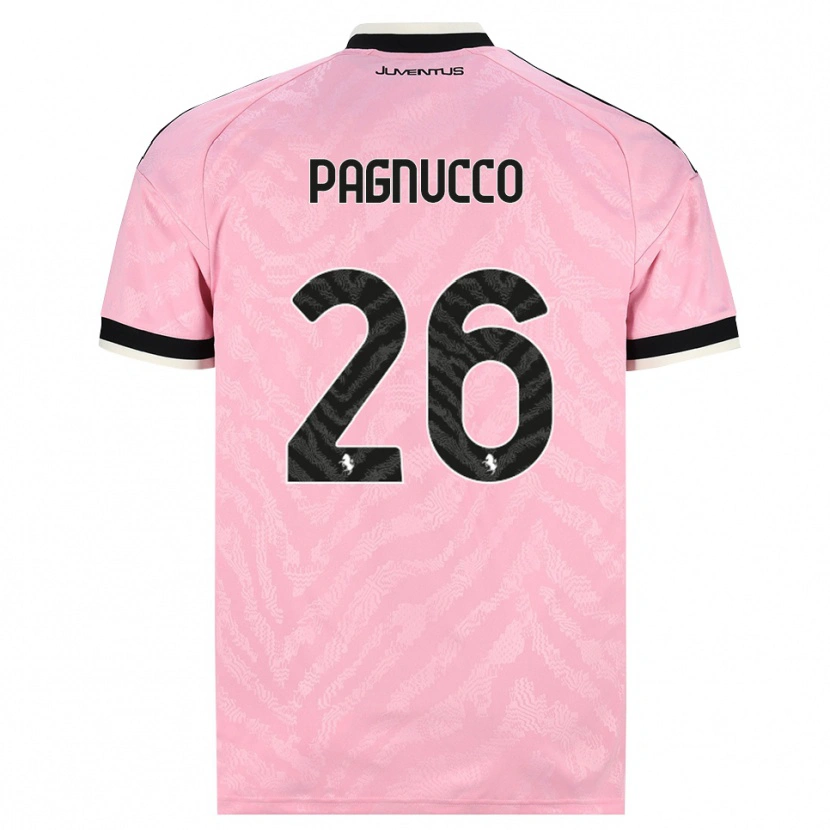 Danxen Criança Camisola Filippo Pagnucco #26 Preto Rosa Alternativa 2026/27 Camisa