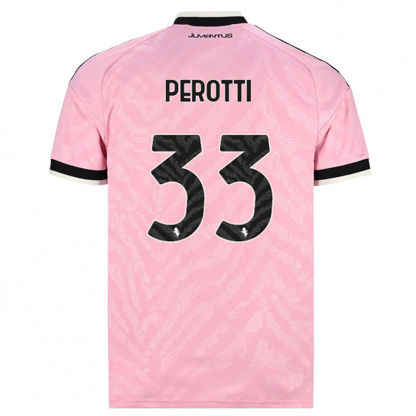 Danxen Criança Camisola Clemente Perotti #33 Preto Rosa Alternativa 2026/27 Camisa