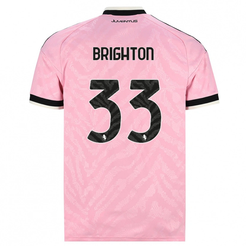 Danxen Criança Camisola Abi Brighton #33 Preto Rosa Alternativa 2026/27 Camisa
