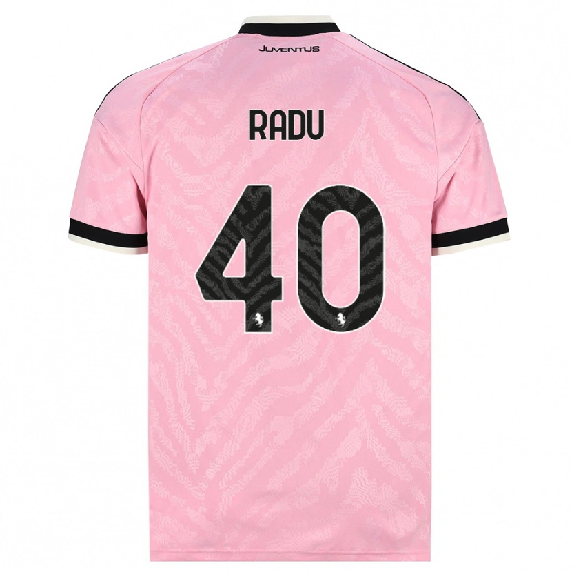 Danxen Criança Camisola Riccardo Radu #40 Preto Rosa Alternativa 2026/27 Camisa