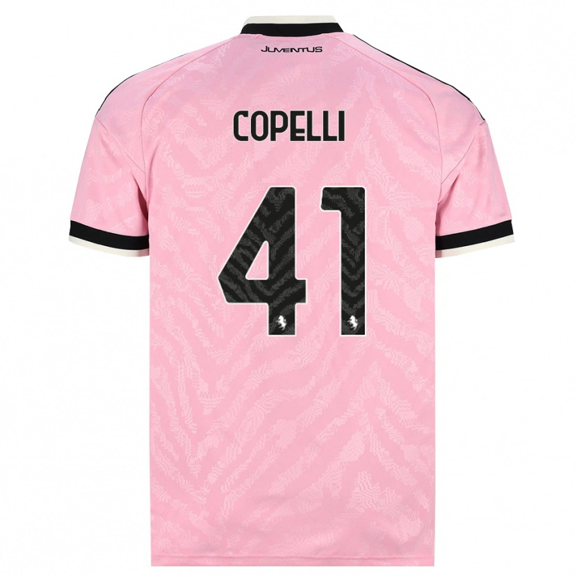 Danxen Criança Camisola Anna Copelli #41 Preto Rosa Alternativa 2026/27 Camisa