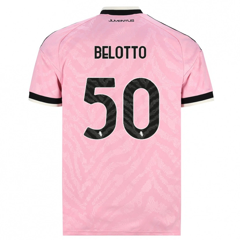 Danxen Criança Camisola Soledad Belotto #50 Preto Rosa Alternativa 2026/27 Camisa