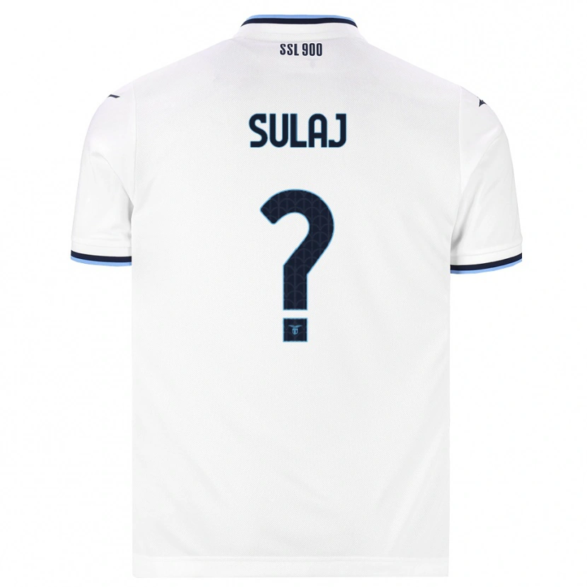 Danxen Criança Camisola Sean Sulaj #0 Branco Azul Marinho Alternativa 2026/27 Camisa
