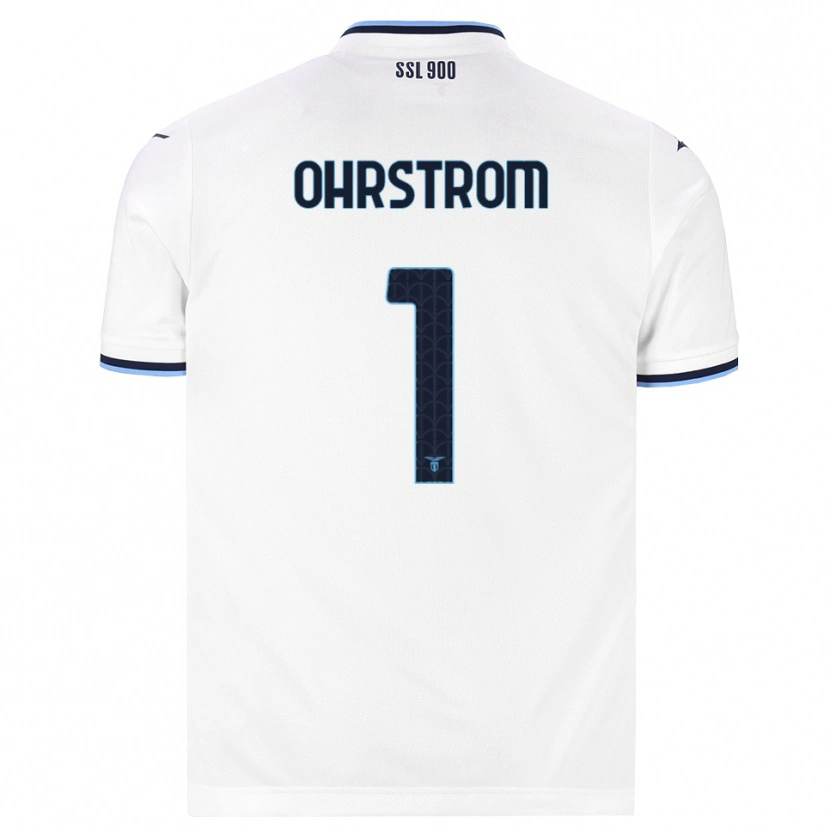Danxen Criança Camisola Stephanie Ohrstrom #1 Branco Azul Marinho Alternativa 2026/27 Camisa