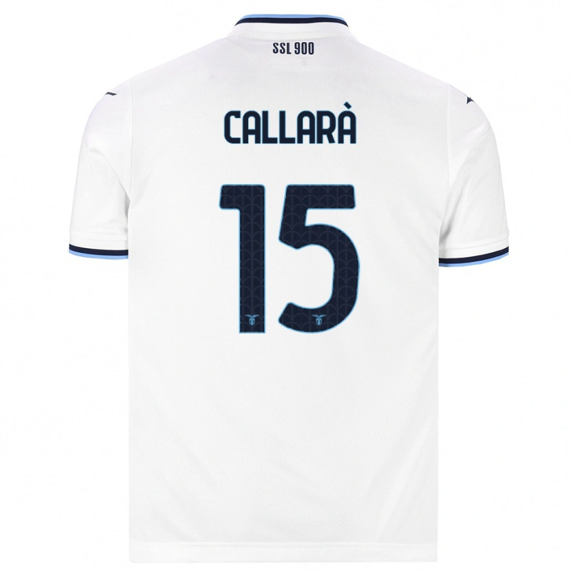 Danxen Criança Camisola Nicholas Callarà #15 Branco Azul Marinho Alternativa 2026/27 Camisa