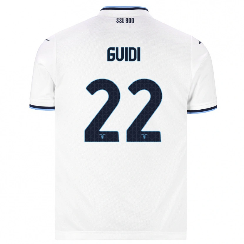 Danxen Criança Camisola Emma Guidi #22 Branco Azul Marinho Alternativa 2026/27 Camisa