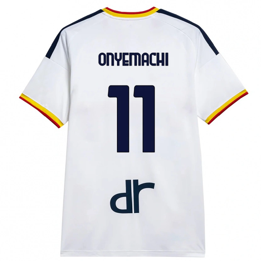 Danxen Criança Camisola Divine Onyemachi #11 Branco Amarelo Vermelho Alternativa 2026/27 Camisa