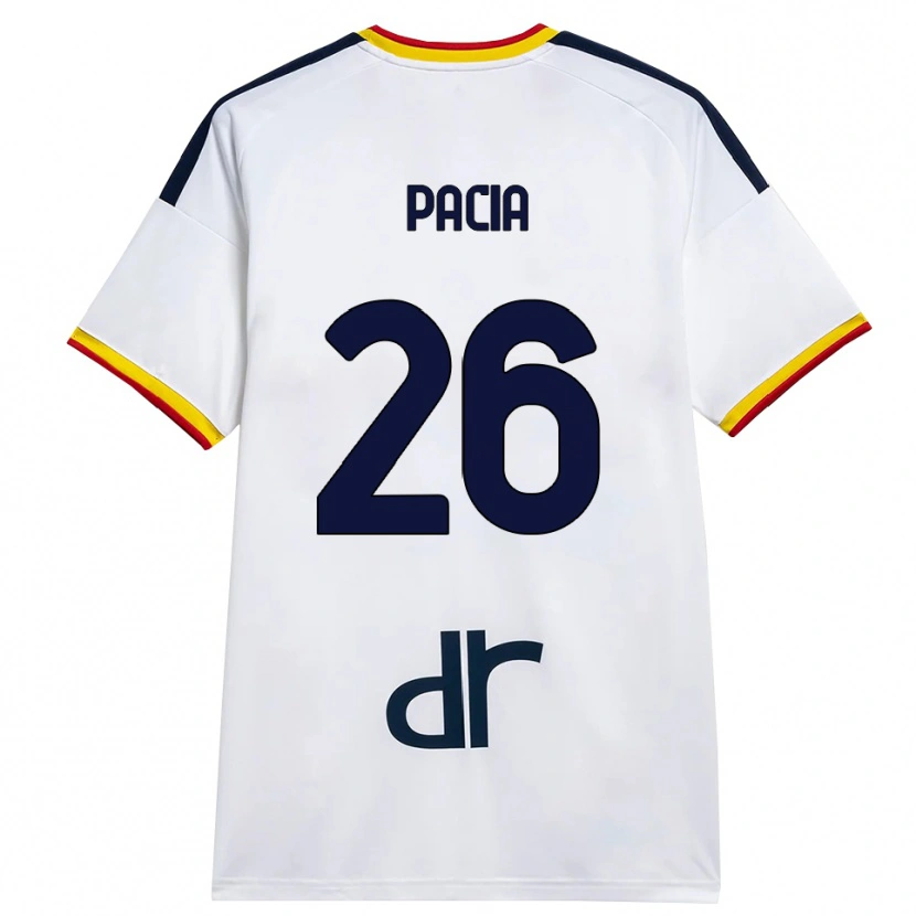 Danxen Criança Camisola Fabiano Pacia #26 Branco Amarelo Vermelho Alternativa 2026/27 Camisa