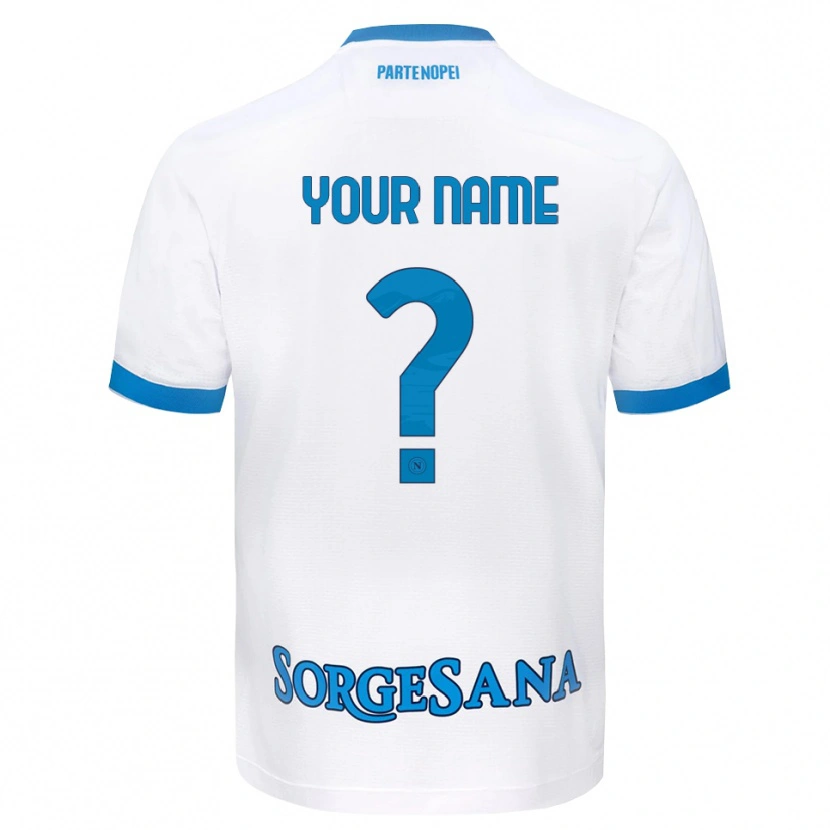 Danxen Criança Camisola Seu Nome #0 Azul Celeste Branco Alternativa 2026/27 Camisa