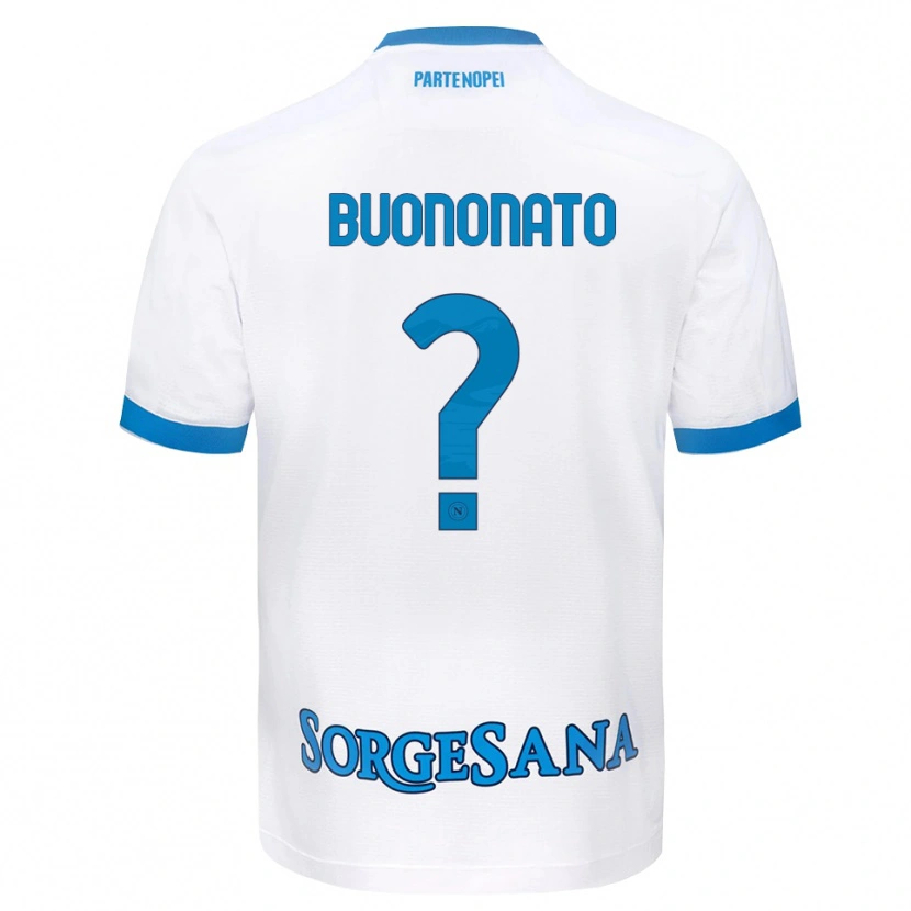 Danxen Criança Camisola Antonio Buononato #0 Azul Celeste Branco Alternativa 2026/27 Camisa