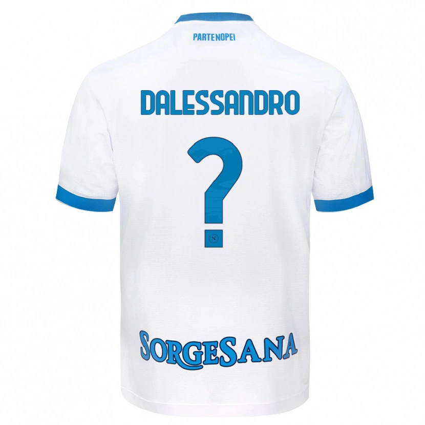 Danxen Criança Camisola Nicola Dalessandro #0 Azul Celeste Branco Alternativa 2026/27 Camisa