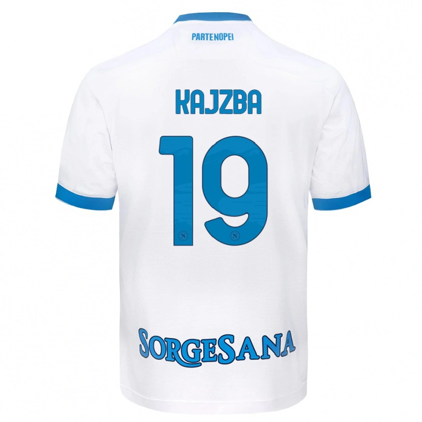 Danxen Criança Camisola Nina Kajzba #19 Azul Celeste Branco Alternativa 2026/27 Camisa