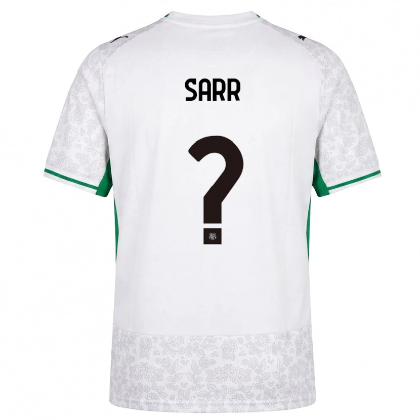 Danxen Criança Camisola Demba Sarr #0 Verde Preto Branco Alternativa 2026/27 Camisa