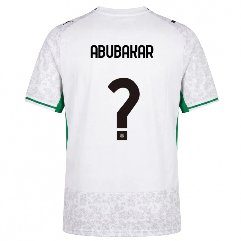 Danxen Criança Camisola Salim Abubakar #0 Verde Preto Branco Alternativa 2026/27 Camisa