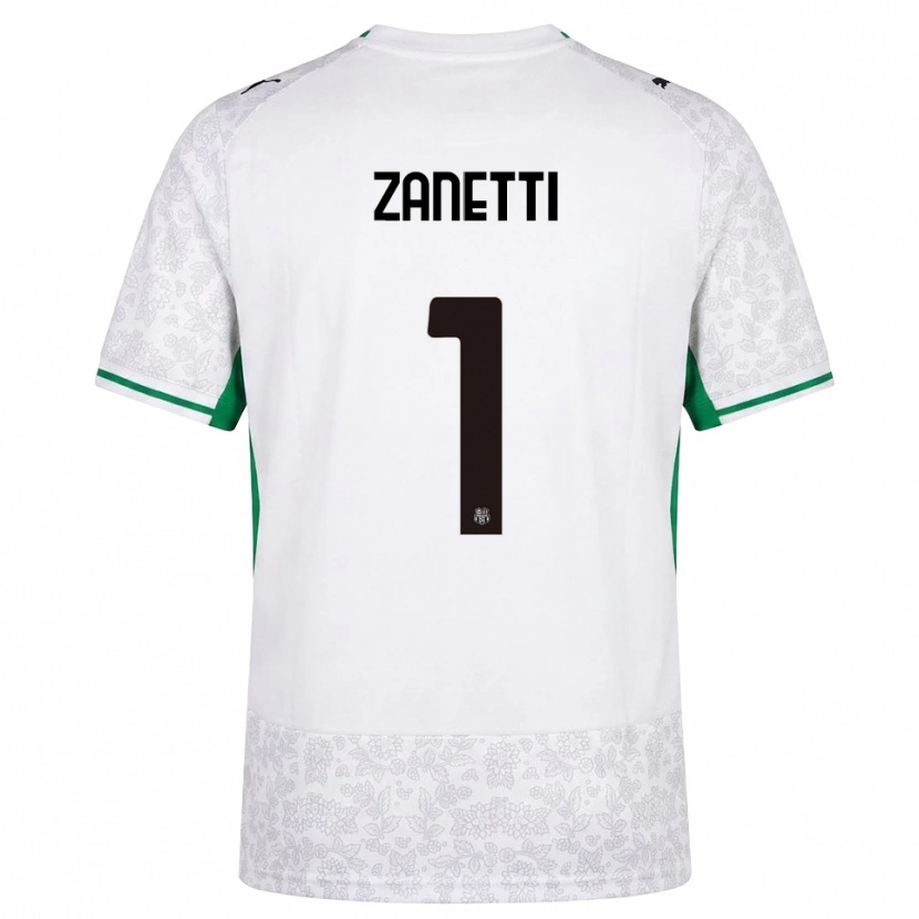 Danxen Criança Camisola Ercole Zanetti #1 Verde Preto Branco Alternativa 2026/27 Camisa