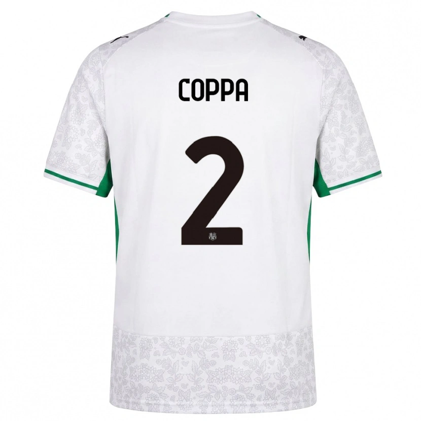 Danxen Criança Camisola Samuele Coppa #2 Verde Preto Branco Alternativa 2026/27 Camisa