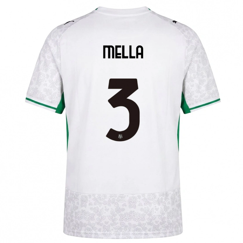 Danxen Criança Camisola Sara Mella #3 Verde Preto Branco Alternativa 2026/27 Camisa