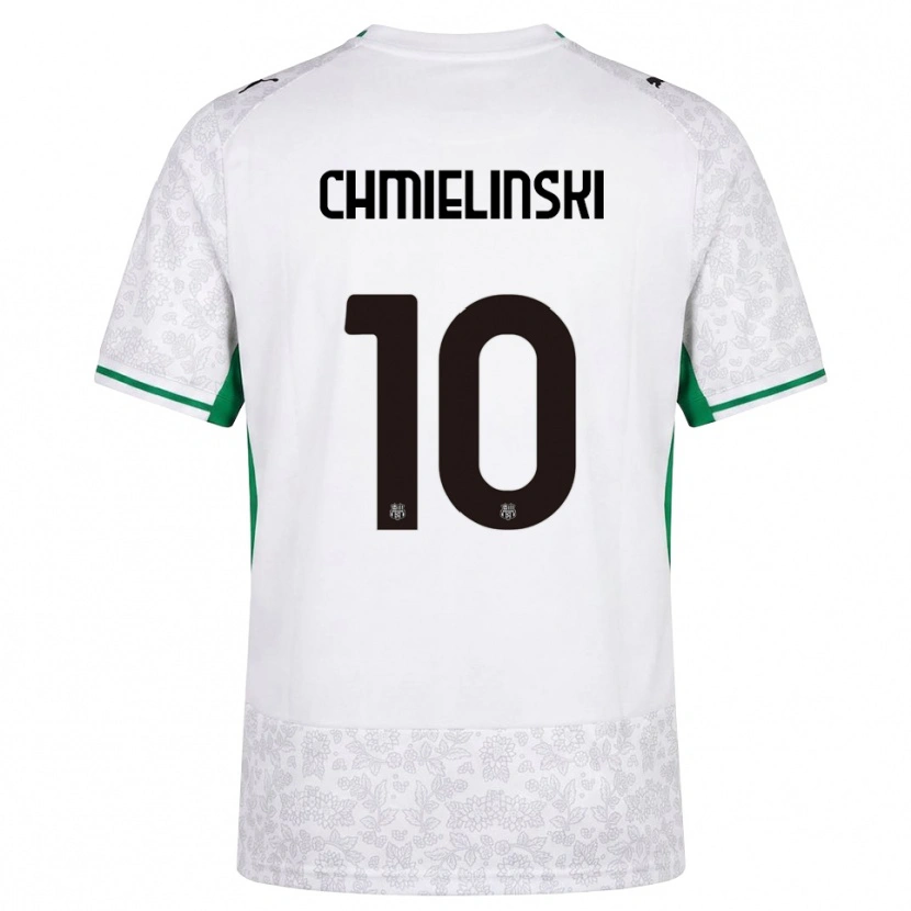 Danxen Criança Camisola Gina Maria Chmielinski #10 Verde Preto Branco Alternativa 2026/27 Camisa