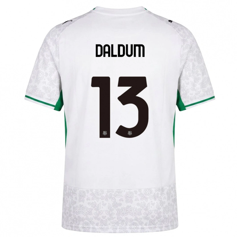 Danxen Criança Camisola Sonosi Daldum #13 Verde Preto Branco Alternativa 2026/27 Camisa