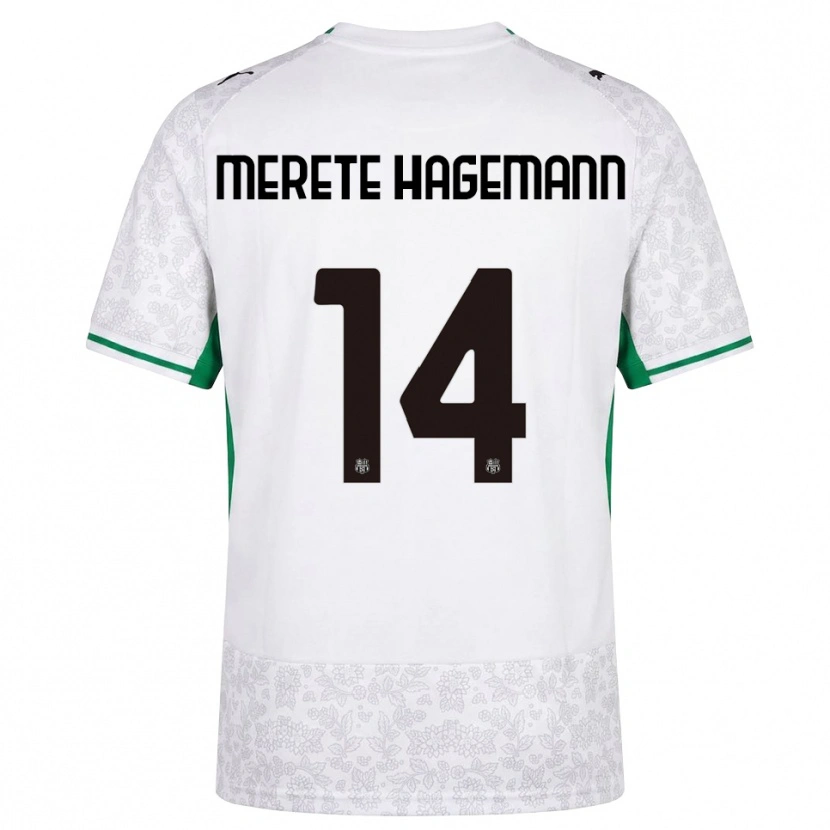 Danxen Criança Camisola Maja Merete Hagemann #14 Verde Preto Branco Alternativa 2026/27 Camisa