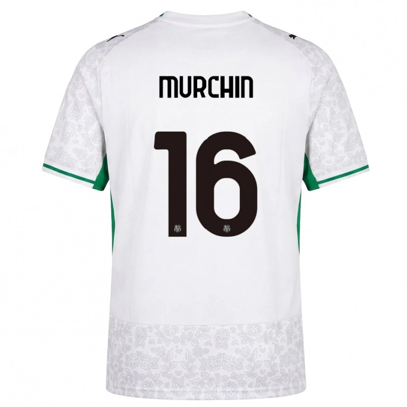 Danxen Criança Camisola Adrian Murchin #16 Verde Preto Branco Alternativa 2026/27 Camisa