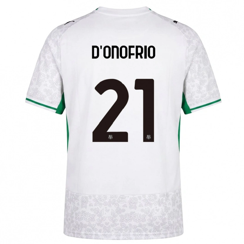 Danxen Criança Camisola Karol D'onofrio #21 Verde Preto Branco Alternativa 2026/27 Camisa