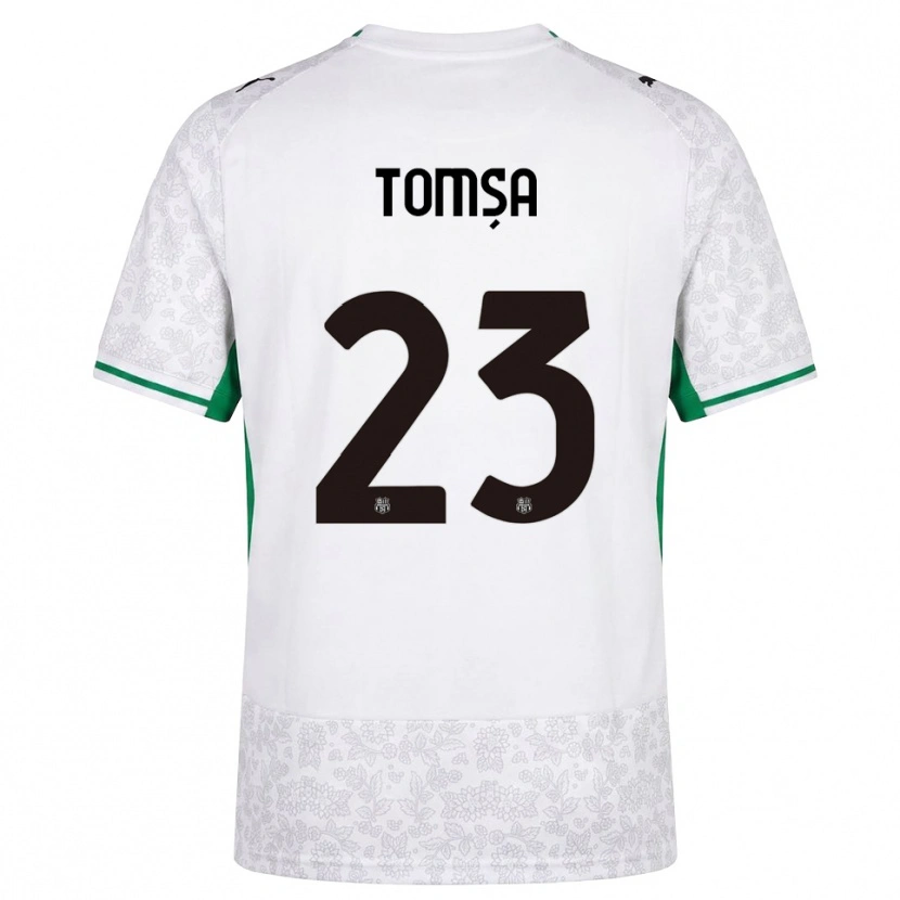 Danxen Criança Camisola Troy Tomșa #23 Verde Preto Branco Alternativa 2026/27 Camisa