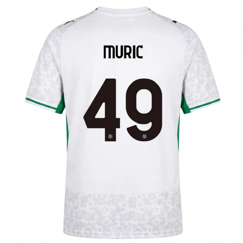 Danxen Criança Camisola Arijanet Murić #49 Verde Preto Branco Alternativa 2026/27 Camisa
